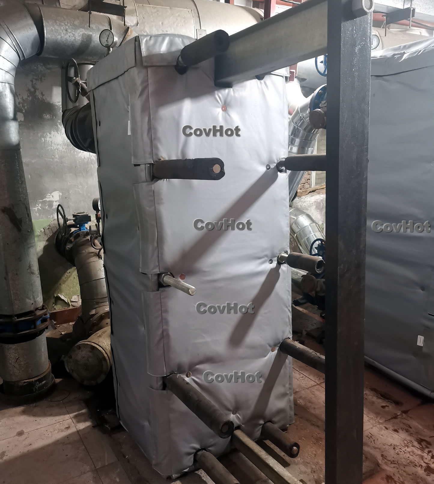 可拆卸板式<a href=http://m.swretech.com.cn/e/tags/?tagname=%E6%8D%A2%E7%83%AD%E5%99%A8%E4%BF%9D%E6%B8%A9 target=_blank class=infotextkey>換熱器保溫</a>套