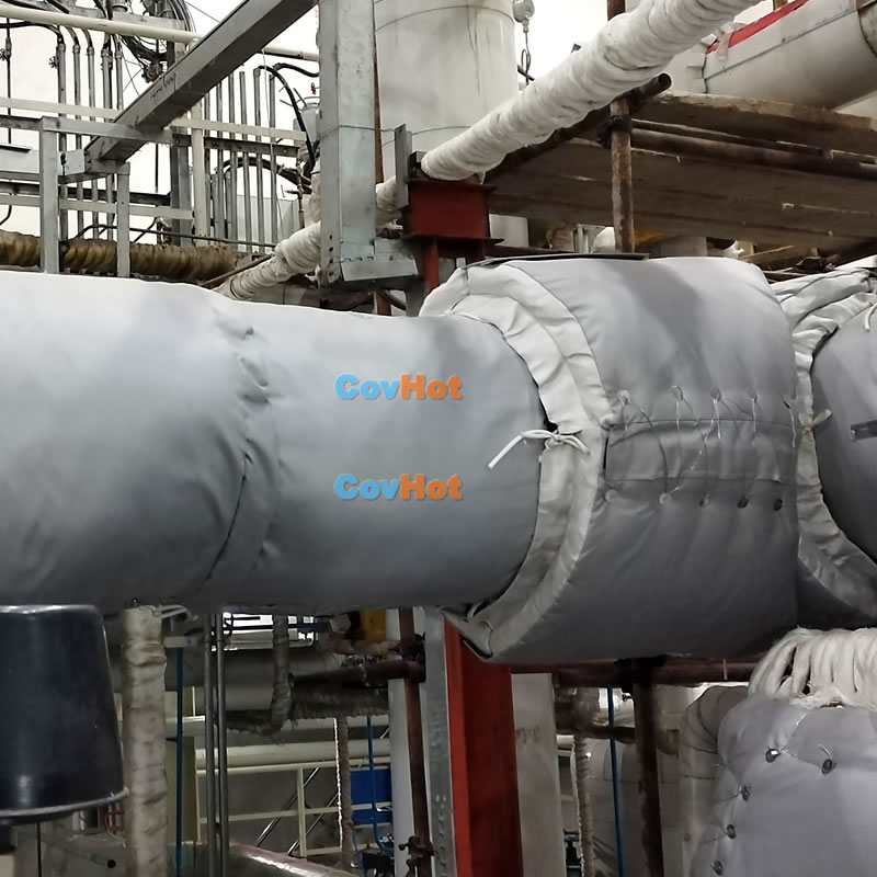 電廠汽輪機(jī)柔性可拆卸保溫衣/被/套 重復(fù)使用 模塊式方便拆裝